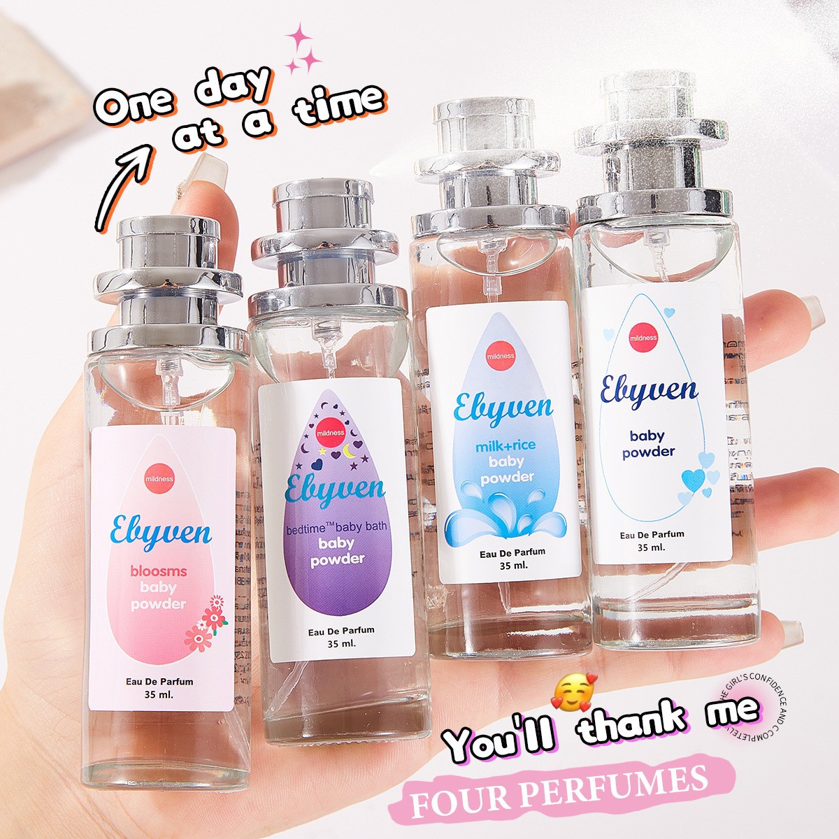 Perfume Floral Fragrance - Perfume de leche en polvo para